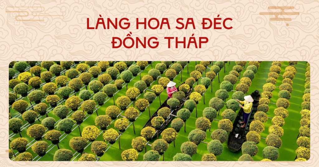 Làng hoa Sa Đéc - thủ phủ hoa kiểng nức tiếng Đồng Tháp