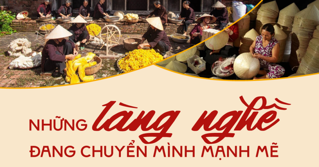 Những làng nghề đang chuyển mình mạnh mẽ