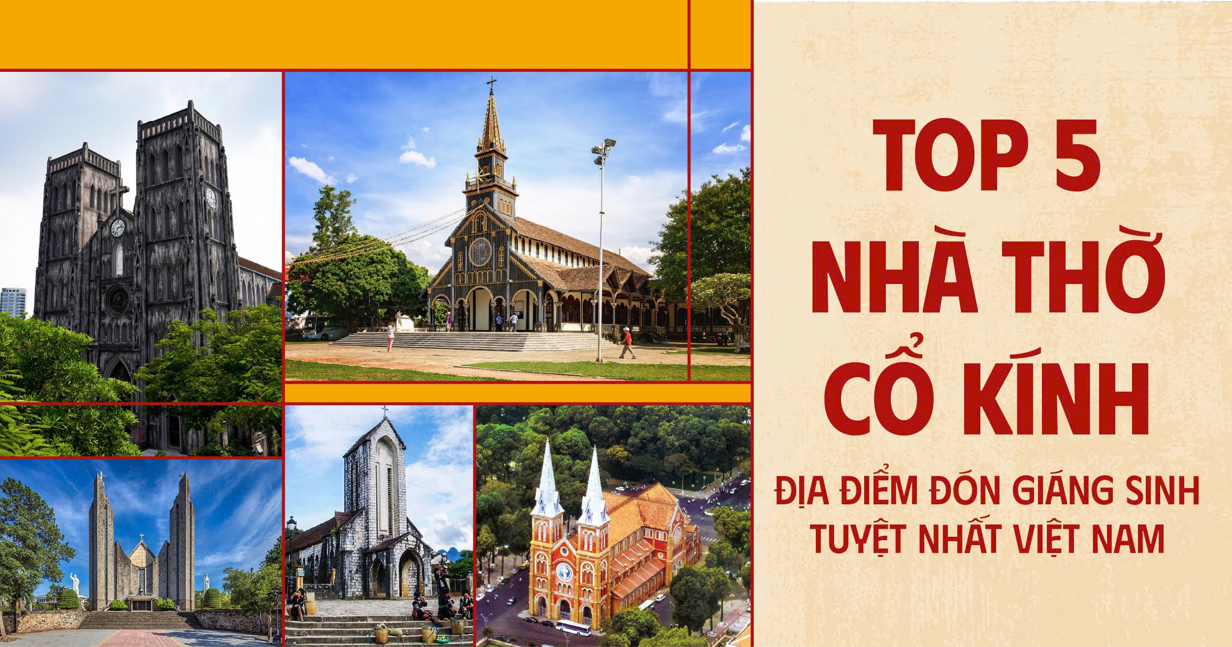 Top 5 địa điểm đón Giáng Sinh