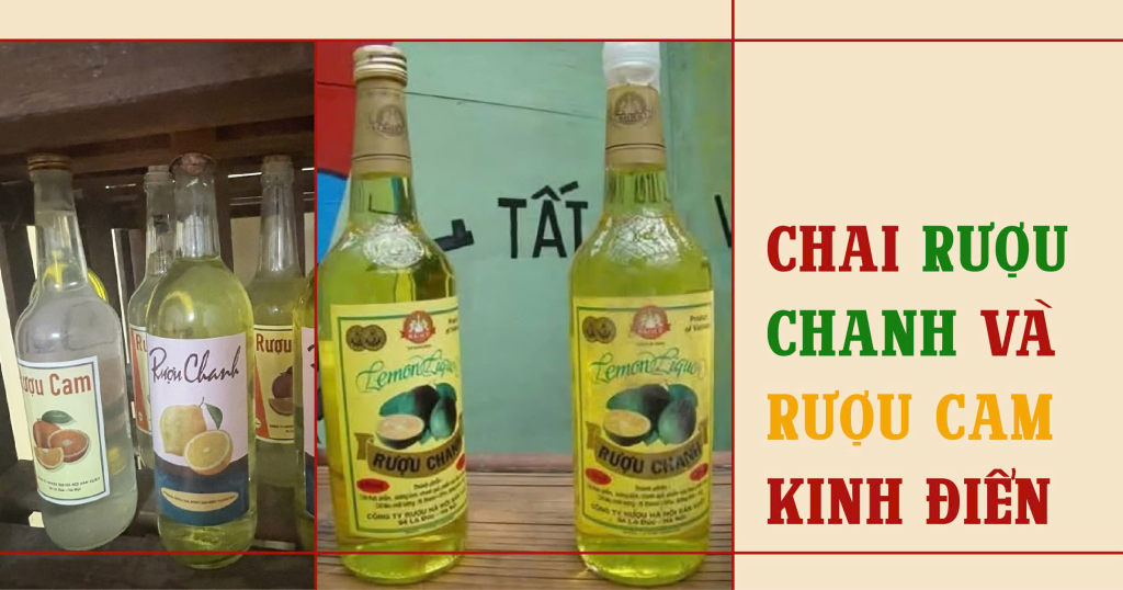 rượu chanh rượu cam