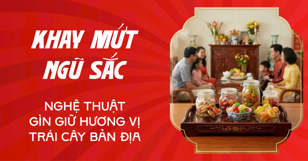 ý nghĩa khay mứt tết ngũ sắc